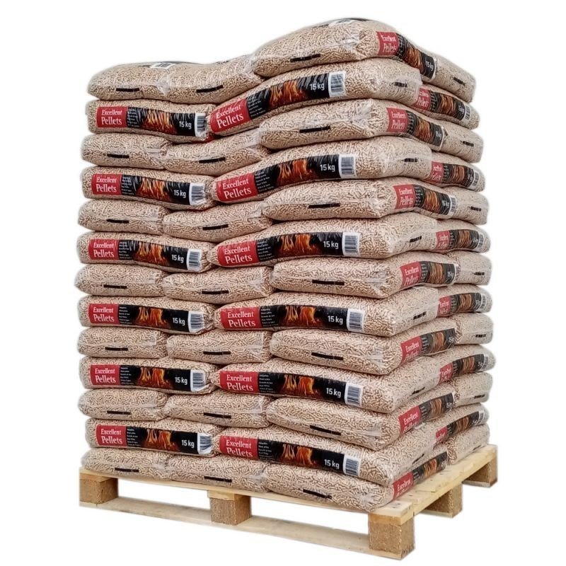 Pellets Excellent – Palete com 65 Sacos de 15 kg