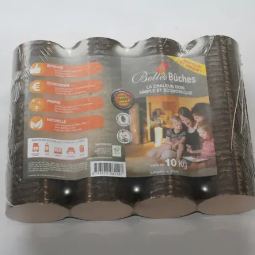 Toros Prensados “Belles Bûches” – 4 Toros de Faia, 27 cm